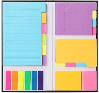 Mr. Pen- Sticky Notes Set, 410 Pack, Ruled, Dotted & Blank Notes | with 150 Index Tabs, Divider Sticky Pads for Bible Study, Office, School, Planning